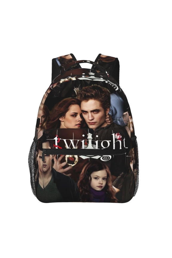 The Twilight Saga Casual Backpack Durable Bookbag Fashion Printed Daypack For School & Outdoor
