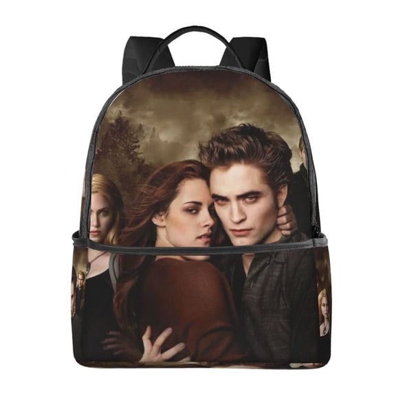 The Twilight Saga Casual Backpack Large Capacity Laptop Bag Multi-Functional Outdoor Backpack Hiking Daypack