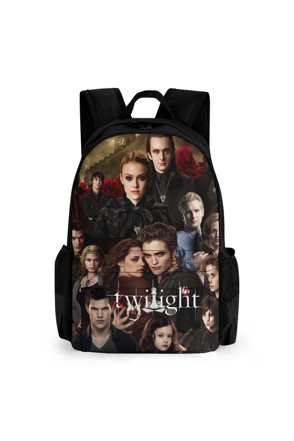 The Twilight Saga Casual Backpack Lightweight Daypack Bookbag Printed Shoulder Bag Rucksack