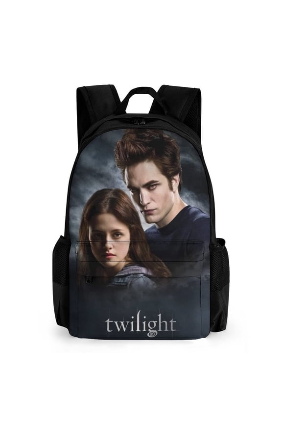 The Twilight Saga Casual Backpack Lightweight Daypack Bookbag Printed Shoulder Bag Rucksack