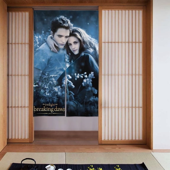 The Twilight Saga Doorway Curtains Blackout Partition Door Cover Decor Kitchen Dining Room Indoor Porch Tapestry,34" X 56"