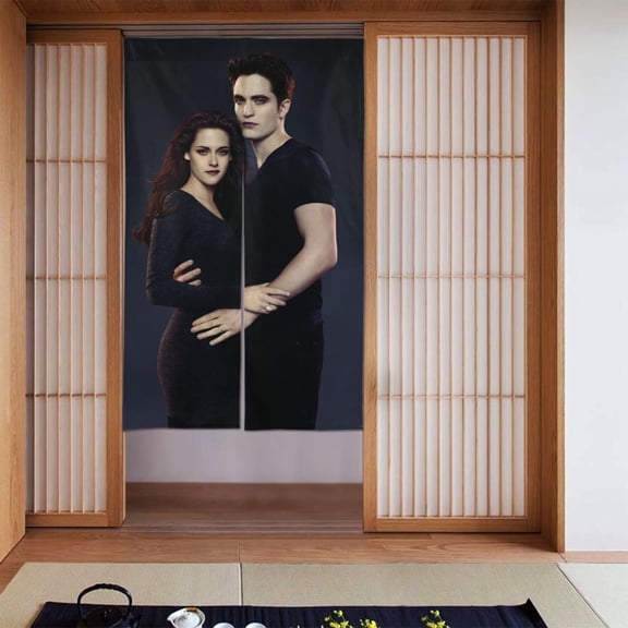 The Twilight Saga Doorway Curtains Blackout Partition Door Cover Decor Kitchen Dining Room Indoor Porch Tapestry,34" X 56"
