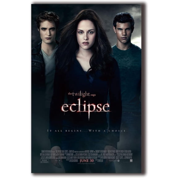 The Twilight Saga Eclipse Movie Poster Unframed Size 24''x36'' GooGate