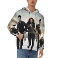 thumbnail image 1 of The Twilight Saga Men's Hoodie With Color Drawstrings Sweatshirt Hooded Pullover Print Winter Coat Jacket 3x-Large, 1 of 9
