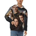 thumbnail image 1 of The Twilight Saga Men's Hoodie With Color Drawstrings Sweatshirt Hooded Pullover Print Winter Coat Jacket Xx-Large, 1 of 9