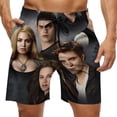 thumbnail image 1 of The Twilight Saga Men's Swim Trunks Board Shorts Drawstring Elastic Waist Quick Dry Swimsuits Beach Shorts with Pockets L, 1 of 8