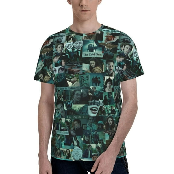 The Twilight Saga Men's T Shirt Summer Casual Fashion Unisex Short Sleeve Graphic Crew Neck Tees Tops