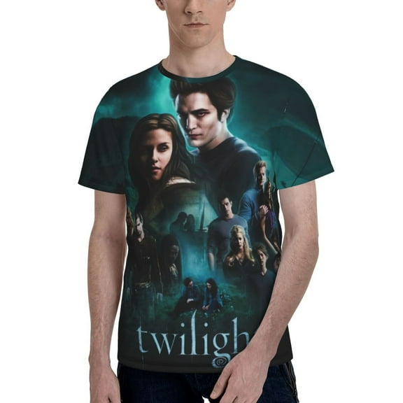The Twilight Saga Men's T Shirt Summer Casual Fashion Unisex Short Sleeve Graphic Crew Neck Tees Tops