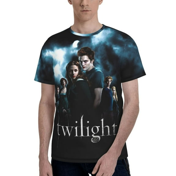 The Twilight Saga Men's T Shirt Summer Casual Fashion Unisex Short Sleeve Graphic Crew Neck Tees Tops