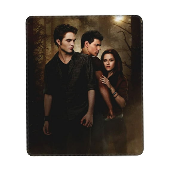 The Twilight Saga Mousepad Non-Slip Rubber Base Computer Mouse Pads 8.3 X 10.3 In Gaming Mouse Mat For Office Laptop
