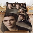 thumbnail image 1 of The Twilight Saga Printing Bedding Sets Decorative 3 Pieces Bedding Set(1 Duvet Cover Set 2 Pillow Shams) 102"x90", 1 of 8