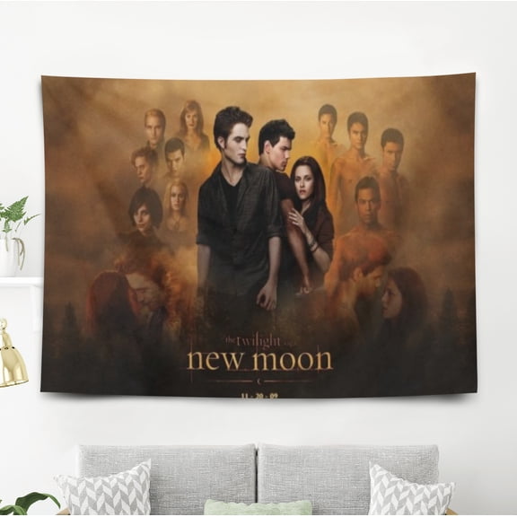 The Twilight Saga Tapestry Gift Wall Hanging Backdrop for Room Bedroom Girls Fans Background Banner Party Birthday Supplies Decor