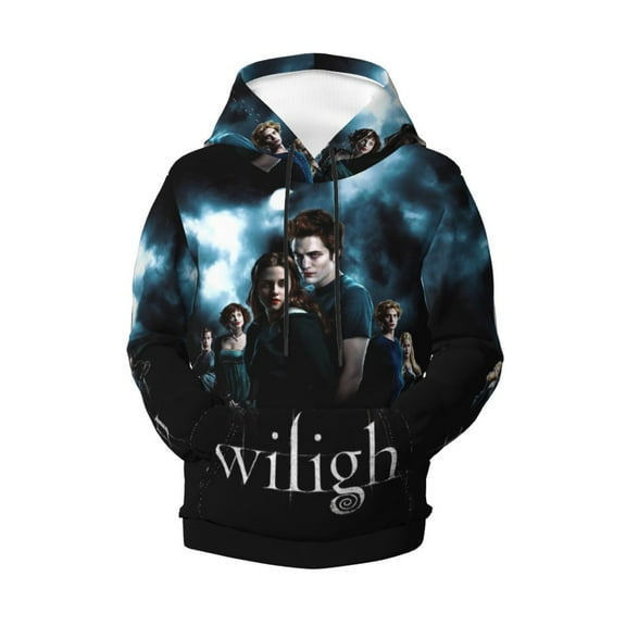 The Twilight Saga Teen Boys Girls Hoodies 3D Printed Hooded Sweatshirts for Kids Long Sleeve Casual Unisex Pullovers with Pockets