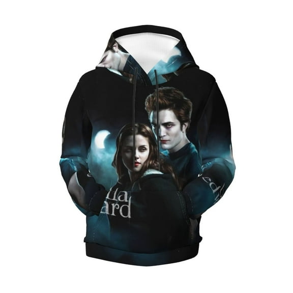 The Twilight Saga Teen Boys Girls Hoodies 3D Printed Hooded Sweatshirts for Kids Long Sleeve Casual Unisex Pullovers with Pockets