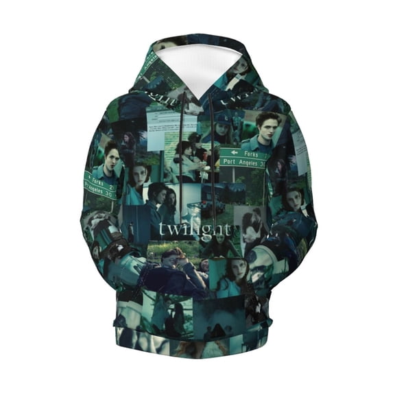 The Twilight Saga Teen Boys Girls Hoodies 3D Printed Hooded Sweatshirts for Kids Long Sleeve Casual Unisex Pullovers with Pockets