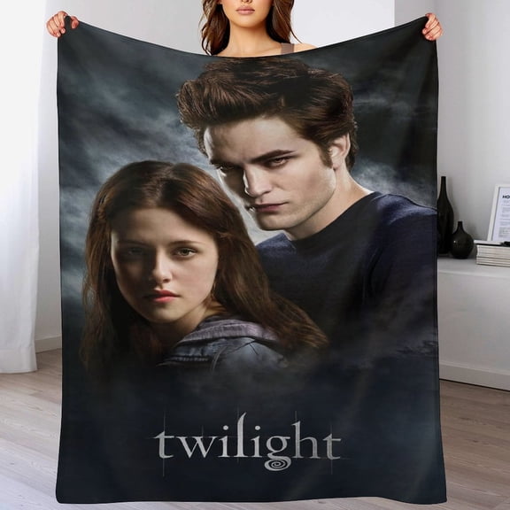The Twilight Saga Throw Blanket Cozy Warm Flannel Blanket for Living Room Bedroom Bed Sofa Camping Travel, All Seasons Fleece Blankets Gifts for Kids Girls Boys Adults 40"x30"