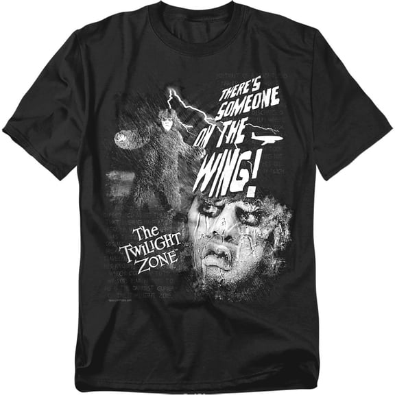 The Twilight Zone Someone On The Wing Mens Short Sleeve Shirt
