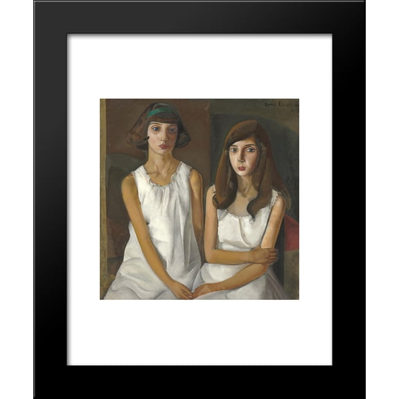 The Twins 20x24 Framed Art Print by Boris Grigoriev