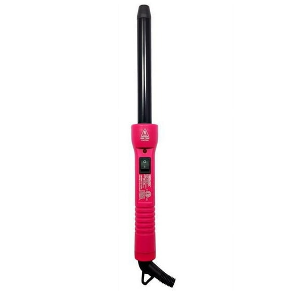 The Twister - 19mm Tourmaline-Infused Ceramic Pro Curling Wand - Pink