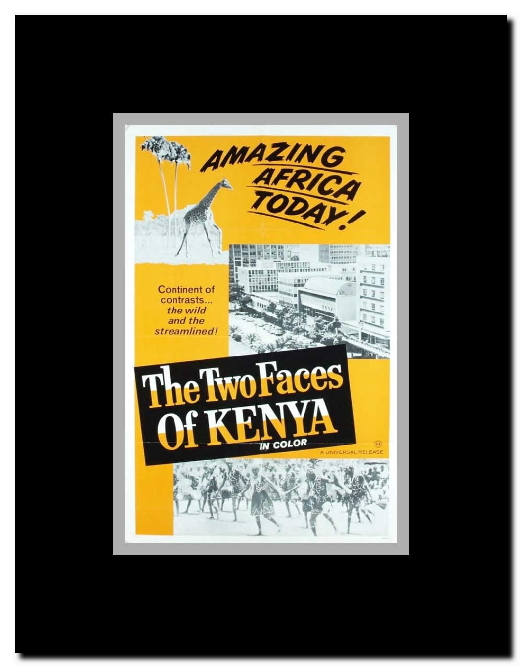 The Two Faces of Kenya Framed Movie Poster
