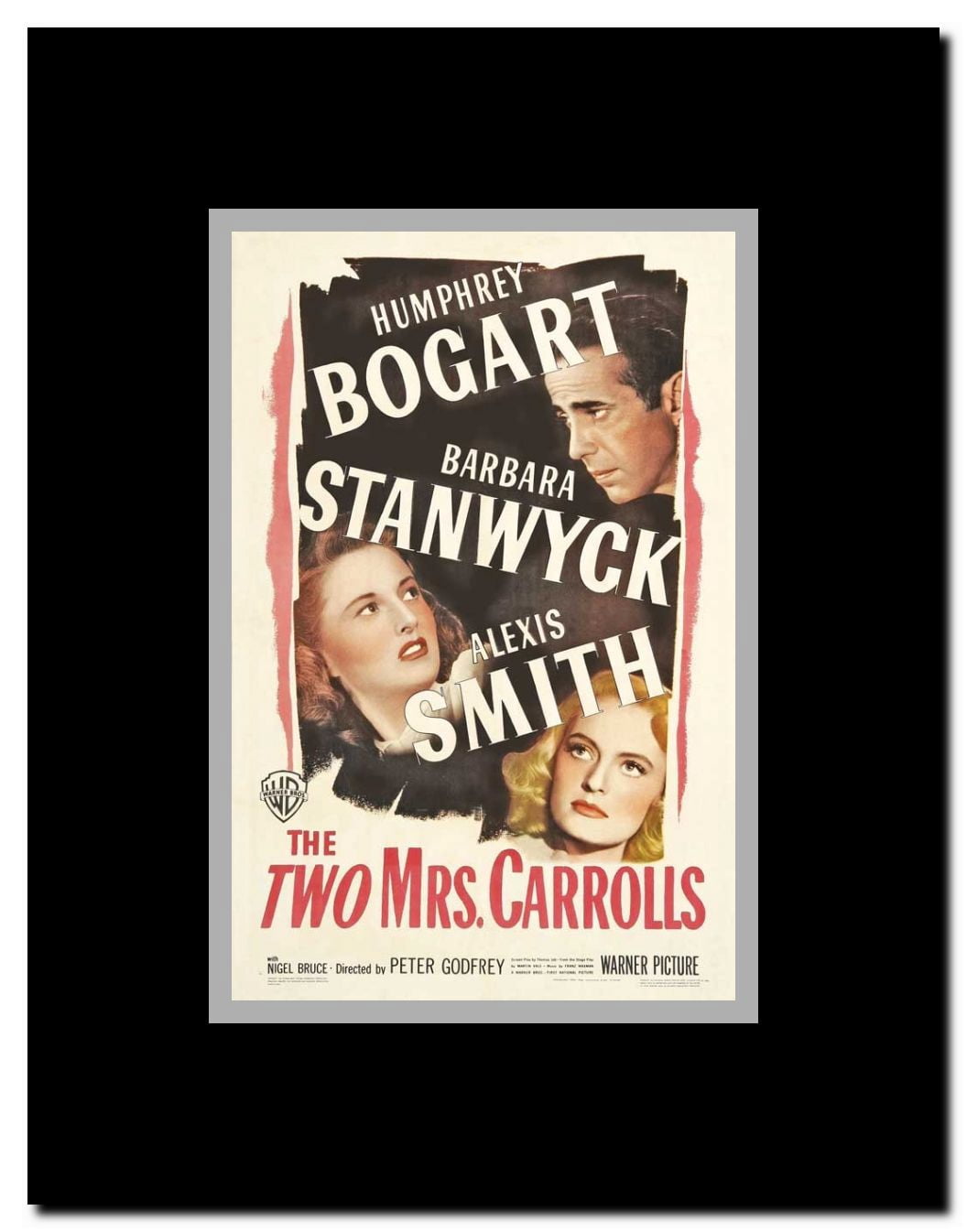 The Two Mrs. Carrolls Framed Movie Poster