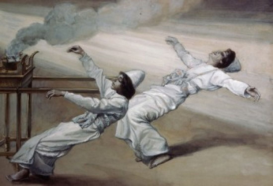 The Two Priests are Destroyed James Tissot (1836-1902 French) Jewish Museum New York City Canvas Art - James Tissot (24 x 36)