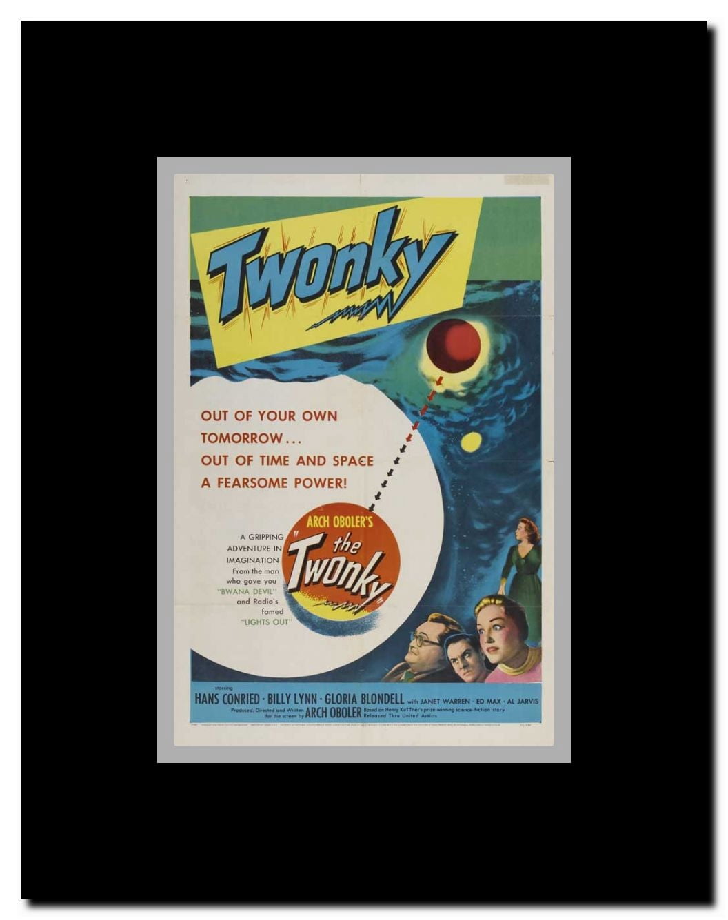 The Twonky Framed Movie Poster