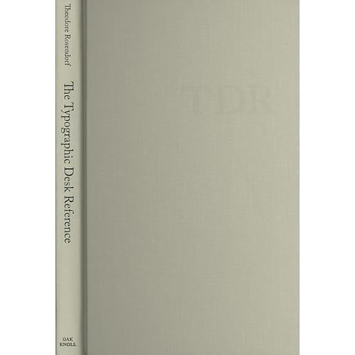 Pre-Owned The Typographic Desk Reference (Hardcover)