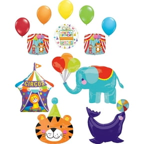 The ULTIMATE Circus Animal Birthday Party Supplies Decoration Balloon Kit