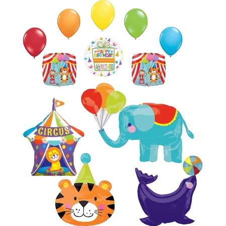 The ULTIMATE Circus Animal Birthday Party Supplies Decoration Balloon Kit
