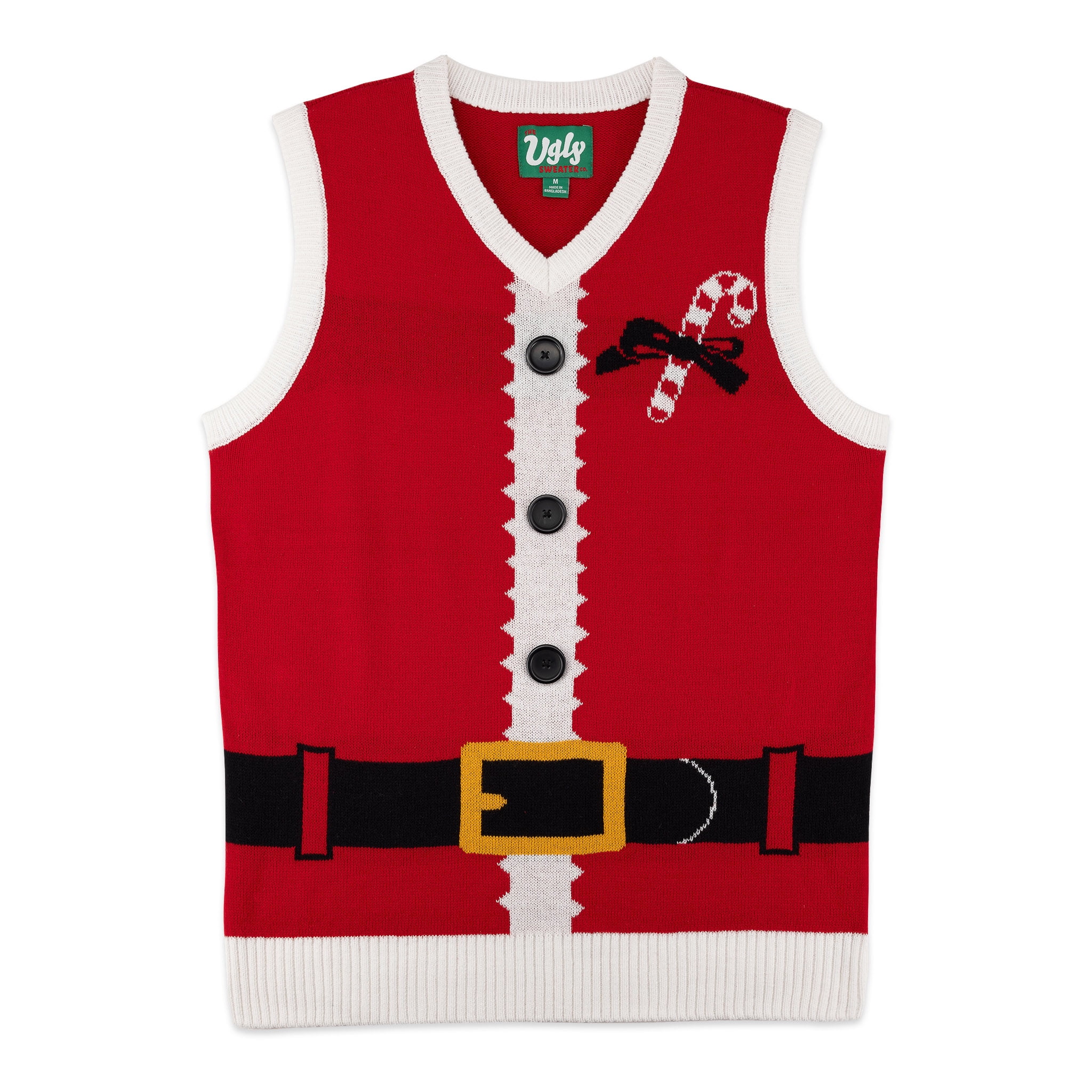The Ugly Sweater Co. Christmas Sweater Vest Tacky Holiday Designs to Stand Out Snug Fit