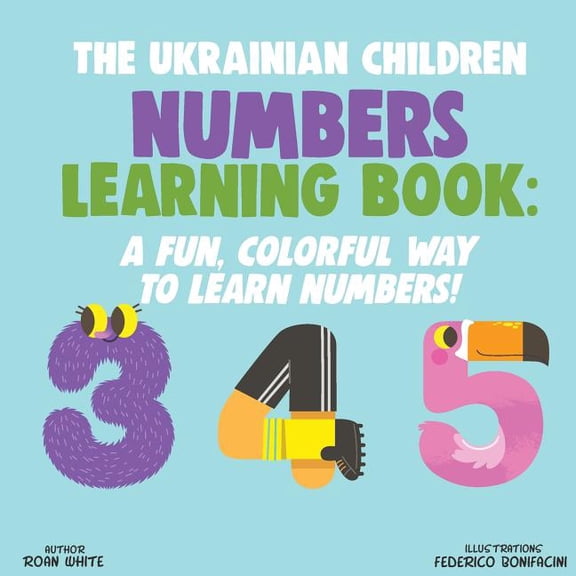 The Ukrainian Children Numbers Learning Book (Paperback)