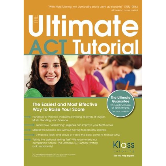 Pre-Owned The Ultimate ACT Tutorial: The Easiest and Most Effective Way to Raise Your Score Paperback