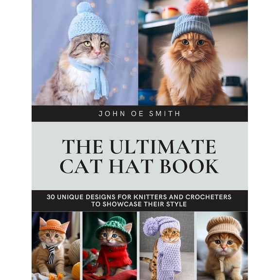 The Ultimate Cat Hat Book: 30 Unique Designs for Knitters and Crocheters to Showcase Their Style, (Paperback)