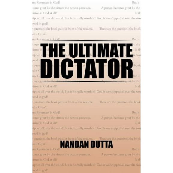 The Ultimate Dictator (Paperback)