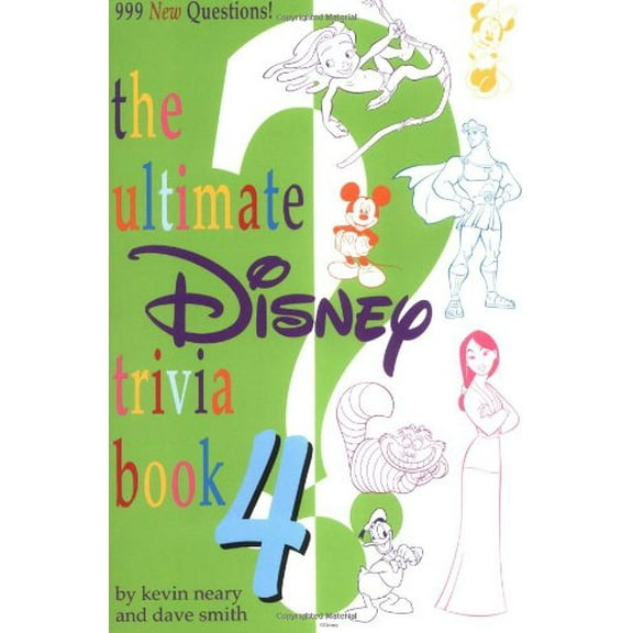 Pre-Owned The Ultimate Disney Trivia Book 4 (Paperback) 0786885297 9780786885299