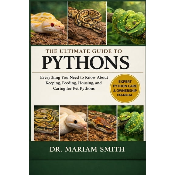 The Ultimate Guide to Pythons: Everything You Need to Know About Keeping, Feeding, Housing, and Caring for Pet Pythons, (Paperback)