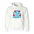 thumbnail image 1 of The Ultimate Heart Stealer Funny Love Romance Valentine Graphic Hoodie, up to size 5XL, 1 of 3