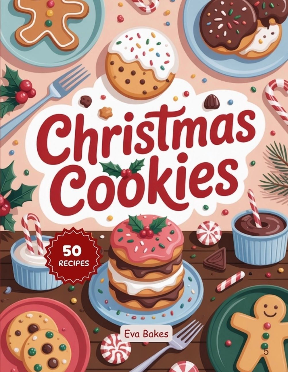 The Ultimate Holiday Baking and Cooking Christmas Cookies: 50 Festive Recipes for Holiday Baking &amp; Sharing, (Paperback)