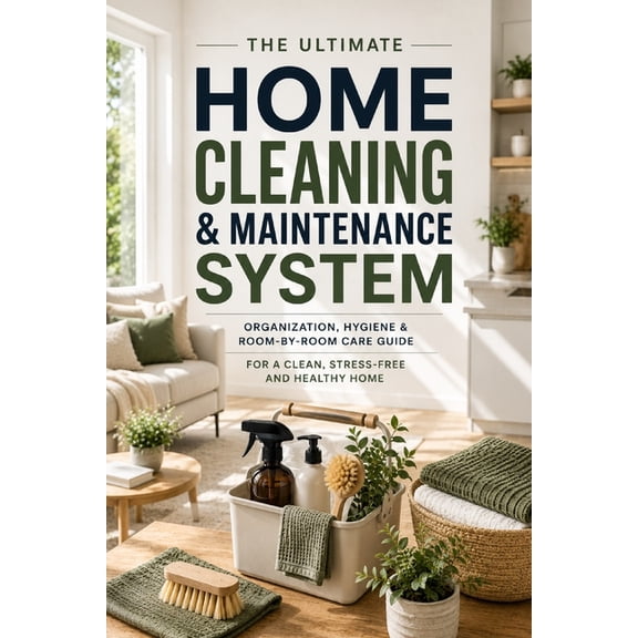 The Ultimate Home Cleaning & Maintenance System: Organization, Hygiene & Room-by-Room Care Guide for a Clean, Stress-Fre, (Paperback)