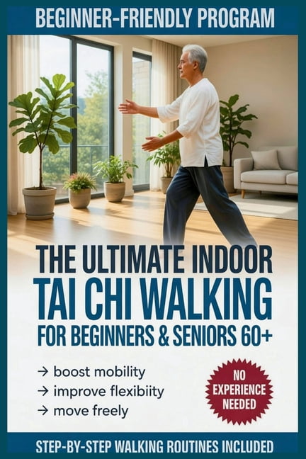 The Ultimate Indoor Tai Chi Walking For Beginners & Seniors 60+: Gentle Steps to Boost Mobility & Flexibility, (Paperback)