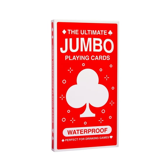 The Ultimate Jumbo Waterproof Playing Cards  Outdoor Drinking Game Fun for Pool Parties & BBQs by What Do You Meme