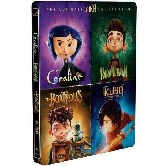 The Ultimate Laika Collection: Coraline / ParaNorman / The BoxTrolls / Kubo And The Two Strings (Blu-ray + Digital HD)