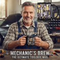 thumbnail image 1 of The Ultimate Mechanic’s Toolbox Mug, 11oz Ceramic Mechanic Coffee Mug, Mechanic Gifts for Men and Car Guys, 1 of 6