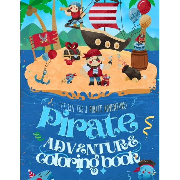 The Ultimate Pirate Coloring Book, (Paperback)