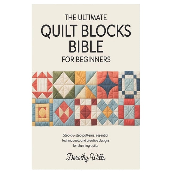 The Ultimate Quilt Blocks Bible for Beginners: Step-by-Step Patterns, Essential Techniques, and Creative Designs for Stu, (Paperback)