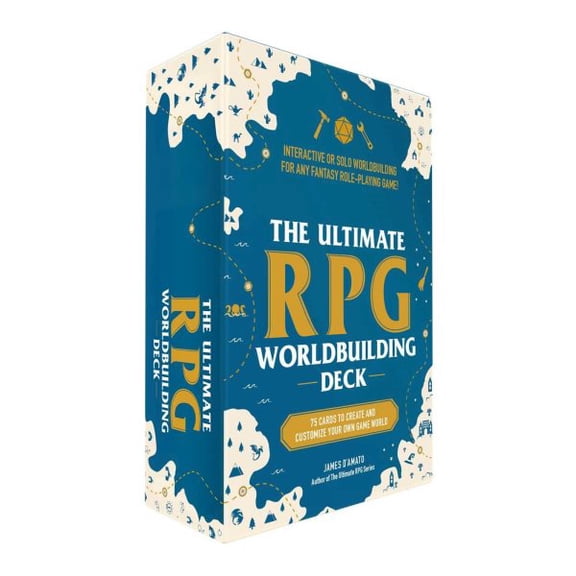 Pre-Owned The Ultimate RPG Worldbuilding Deck: 75 Cards to Create and Customize Your Own Game World