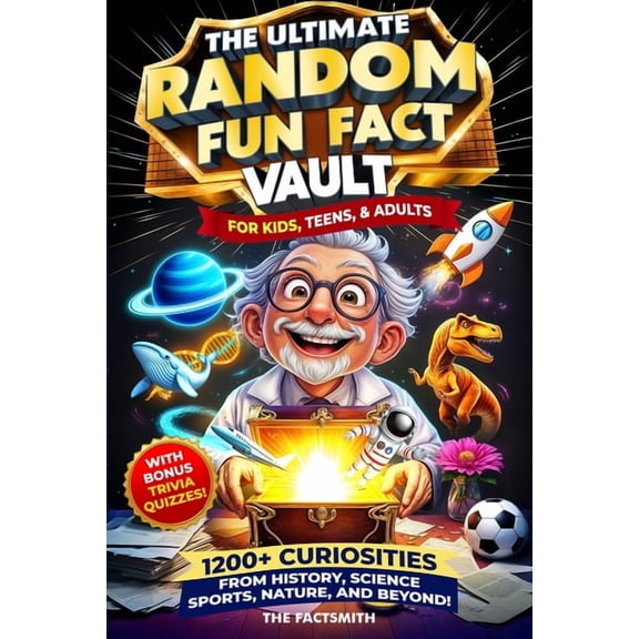 The Ultimate Random Fun Fact Vault: 1200+ Curiosities From History, Science, Sports, Nature, and Beyond!, (Paperback)