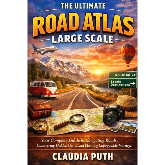 The Ultimate Road Atlas Large Scale: Your Complete Guide to Navigating Roads, Discovering Hidden Gems, and Planning Unfo, (Paperback)