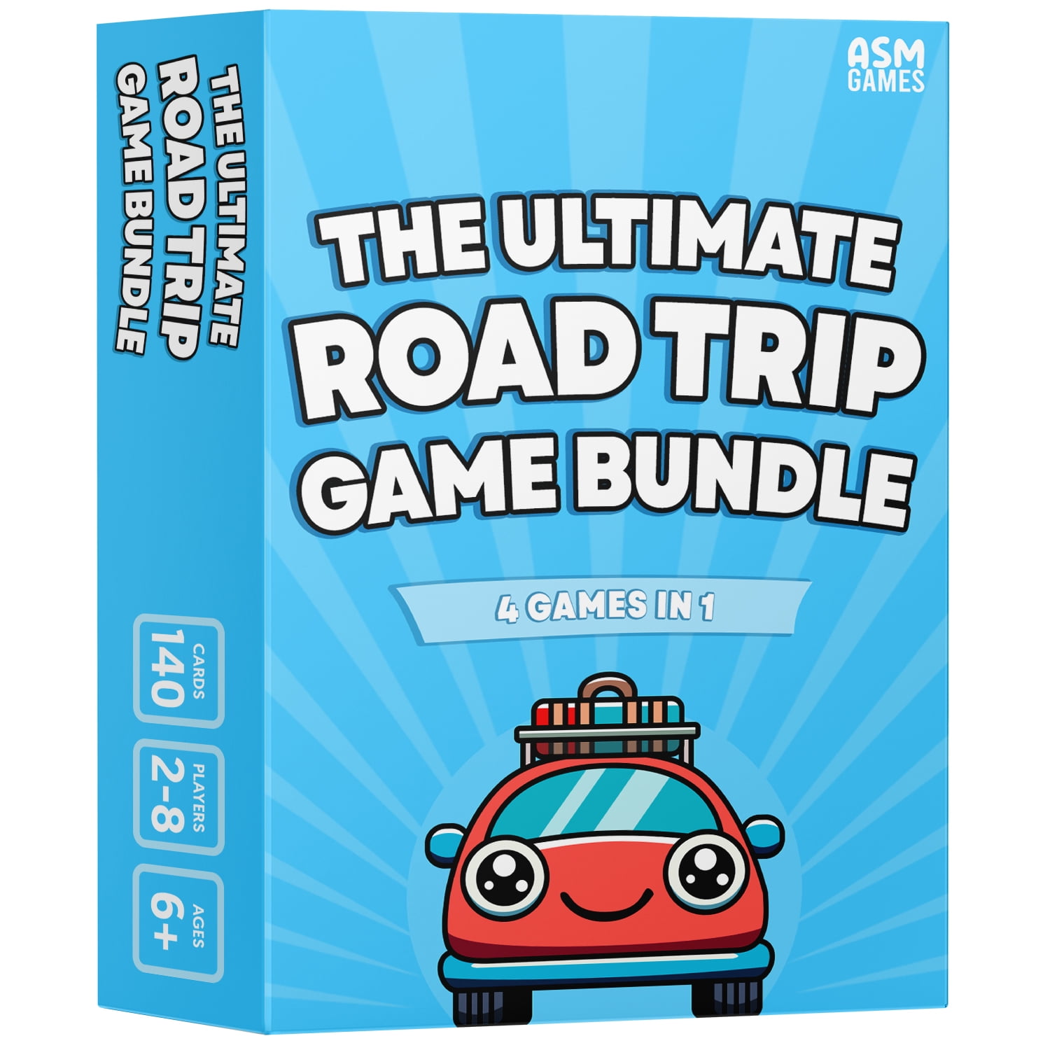 The Ultimate Road Trip Game Bundle, a 4in1 Travel Game and Car Game